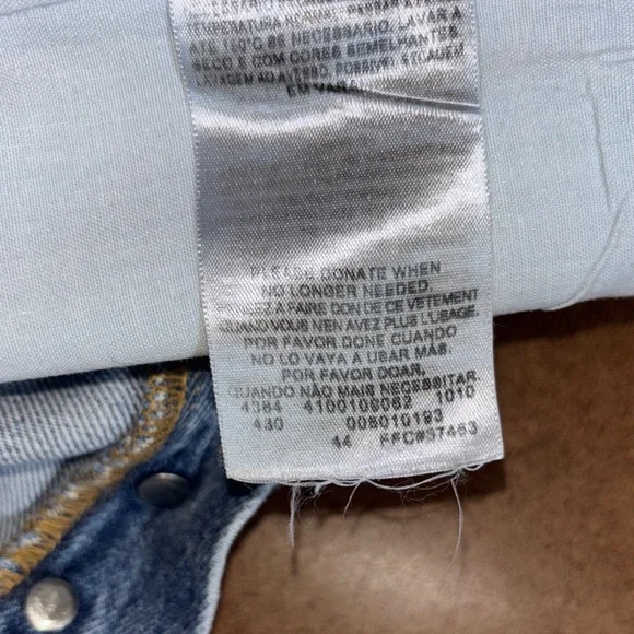 Levi's 501 Men's Straight Jeans in Medium Blue 40x34 - Picture 13 of 14